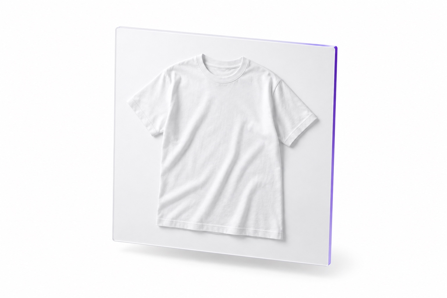 白いTシャツを写真データとして表した概念図